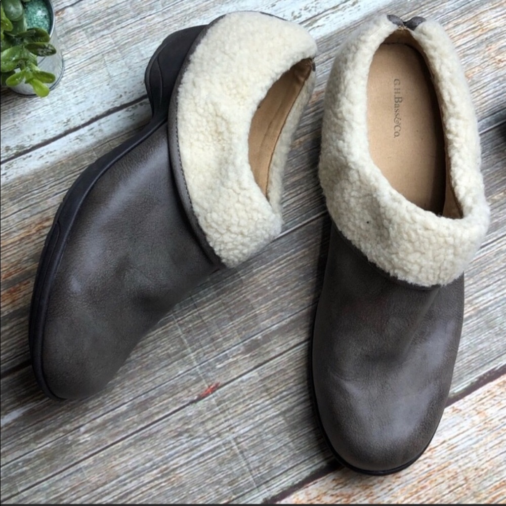 GH Bass Fuzzy Size 11 Cozy Fall Day Clogs